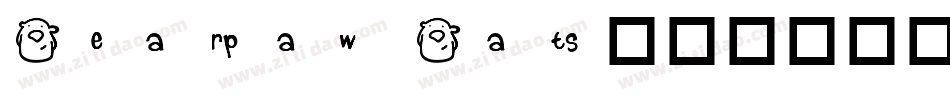 Bearpaw Bats字体转换